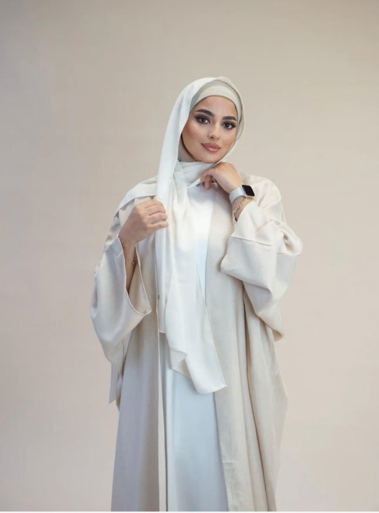Layered & open-front abayas Image 9 757x1024